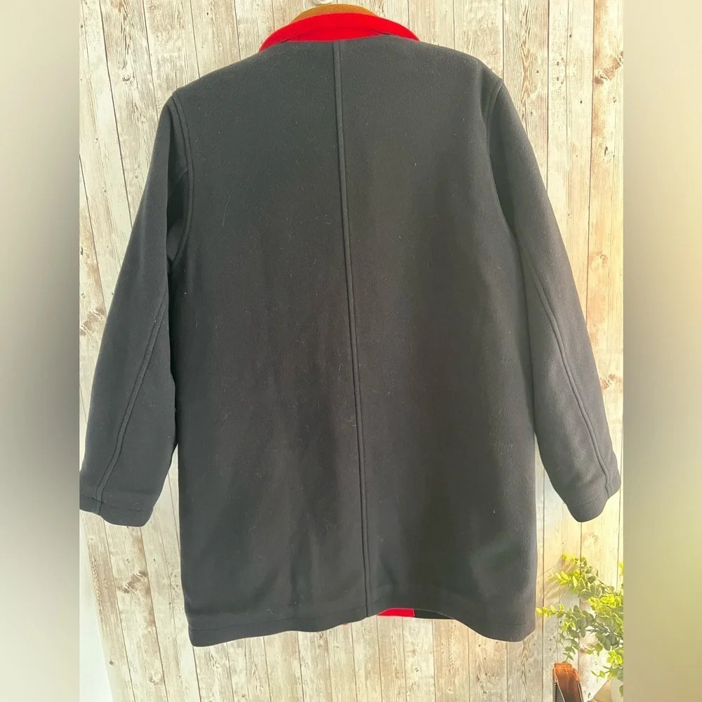 Lands End Wool Pea Coat Peacoat - Picture 5 of 7